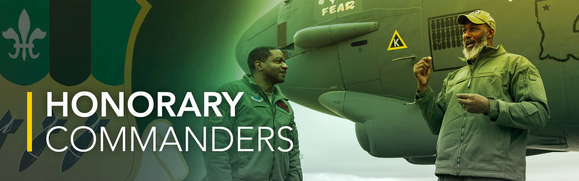 Photo header for Honorary Commanders page with Karl Malone